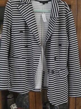 Banana Republic Brand Striped Blazer/Jacket NWT Sz LG